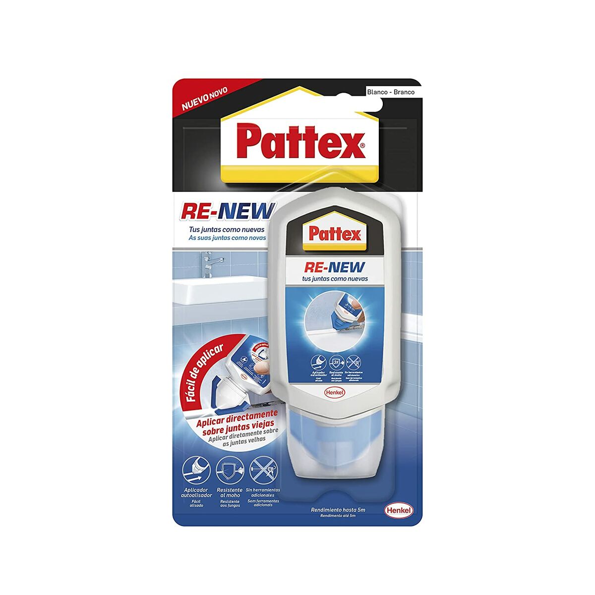 Silikone Pattex Re-new Hvid 100 g (1 Dele)